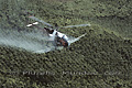 Fumigation d'un vignoble par hélicoptère - SUISSE