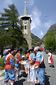 Fanfare lors de la procession de la Fête Dieu à Zermatt - SUISSE
