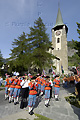 Fanfare lors de la procession de la Fête Dieu à Zermatt - SUISSE