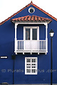 Balcon d'une maison bleue - COLOMBIE