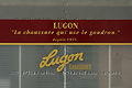 Slogan de la marque de chaussures Lugon - SUISSE