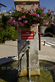 Fontaine d'eau interdite à la consommation près de la centrale nucléaire de Creys-Malville - FRANCE