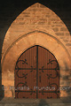 Porte de l'église de Crayssac - FRANCE