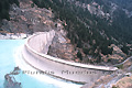 Barrage de Gebidem alimenté par la fonte du glacier d'Aletsch - SUISSE