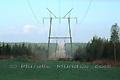 Route de pylones électriques - FINLANDE