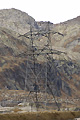 Pylones électriques sur le Col du Saint-Gothard 2108m - SUISSE