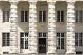 Portique de la Maison du directeur. Saline royale d'Arc-et-Senans - FRANCE
