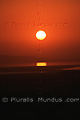 Coucher de soleil sur la mer méditérranéenne - TUNISIE