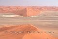 Vue aérienne des dunes de Sossusvlei - NAMIBIE
