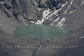 Lac formé par le glacier du Mont Rose 4634m - SUISSE