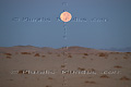Pleine lune dans le désert du Namib - NAMIBIE