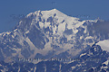 Mont Blanc vue depuis le Valais - SUISSE