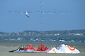 Kite surf sur la plage de l'île North Bull - IRLANDE