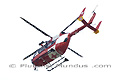 Hélicoptère de secours Eurocopter EC-145 Rega - SUISSE
