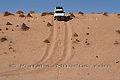 Vhicule 4x4 dans les dunes du dsert du Namib