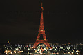 Tour Eiffel rouge pour le nouvel an chinois - FRANCE