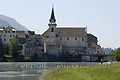 Village de Seyssel sur la rive gauche du Rhône - FRANCE